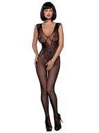 N112 Bodystocking čierne bodystocking S/M/L Obsess