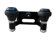 Horná kľučka pre brány s kladkami 80mm ČIERNA 9005 Horná kľučka pre brány s kladkami 80mm ČIERNA 9005
