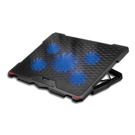 Chladiaca podložka pod notebook 5 VENTILÁTOROV 2USB ČIERNA Chladiaca podložka pod notebook 5 VENTILÁTOROV 2USB ČIERNA