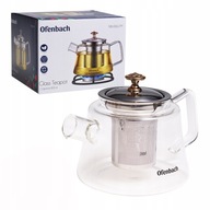 TEPLOTOLNÝ SKLENENÝ INTENZÍVNY džbán NA BYLINKY ČAJ 800ml KAMILLE TEPLOTOLNÝ SKLENENÝ INTENZÍVNY džbán NA BYLINKY ČAJ 800ml KAMILLE