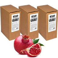 šťava z granátového jablka 100% prírodný lisovaný set z granátového jablka 3x3L šťava z granátového jablka 100% prírodný lisovaný set z granátového jablka 3x3L