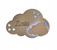 LED lampa name cloud, osvetlená, trblietavá 3D name cloud LED lampa name cloud, osvetlená, trblietavá 3D name cloud
