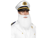 Fake White Captain's Beard Outfit Outfit Doplnok Photo Boooth