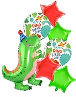 SADA FÓLIOVÝCH BALÓNOV DINOSAUR 7 ks HEL SADA FÓLIOVÝCH BALÓNOV DINOSAUR 7 ks HEL