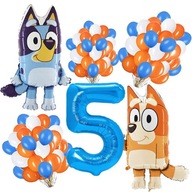 BLUEY BINGO 5. NARODENINOVÝ BALÓN SET, 33KS BLUEY BINGO 5. NARODENINOVÝ BALÓN SET, 33KS