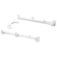 IKEA HJALPA Výsuvná koľajnička na koše biela 40 cm