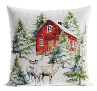 Vianočné obliečky na vankúš 40x40 Velvet Forest Vianočné obliečky na vankúš 40x40 Velvet Forest