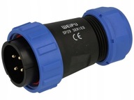 ZÁSTRČKA 4 pin 4,0mm2 25A 500V IP68 Weipu ZÁSTRČKA 4 pin 4,0mm2 25A 500V IP68 Weipu