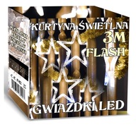 STARS LED ZÁCLONA SVETLÁ VIANOČNÉHO STROMČEKA Cencúle BLIKAJÚ STARS LED ZÁCLONA SVETLÁ VIANOČNÉHO STROMČEKA Cencúle BLIKAJÚ