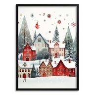 Vianočný plagát 50x70 plagáty na stenu Santa Claus Vianočný stromček zima MNOHÉ DIZAJNY Vianočný plagát 50x70 plagáty na stenu Santa Claus Vianočný stromček zima MNOHÉ DIZAJNY