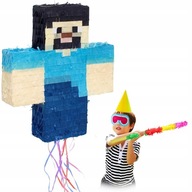 Piňata MINECRAFT STEVE PINIATA na NARODENINY 40x8x28 Piňata MINECRAFT STEVE PINIATA na NARODENINY 40x8x28