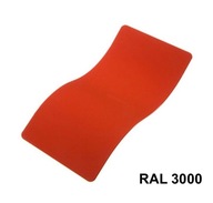 Polyesterová prášková farba RAL 3000, hladký lesk