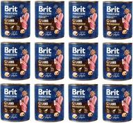 Brit Premium By Nature Jahňacina a pohánka 12x 800g (plechovka)