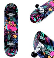 SKATEBOARD SMJ DREVENÝ CLASSIC PINKY FLAMING