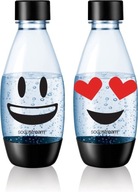 Fľaše Sodastream 0,5 l - Black Emoji 2-balenie