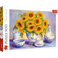 FLOWERS PUZZLE SLNEČNICA 10+ 500 EL TREFL FLOWERS PUZZLE SLNEČNICA 10+ 500 EL TREFL