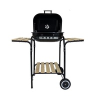 PRENOSNÝ ZÁHRADNÝ GRIL NA DREVNÉ UHLIE S 3 POLICAMI NA KOLESÁCH VEKO BBQ 1013 PRENOSNÝ ZÁHRADNÝ GRIL NA DREVNÉ UHLIE S 3 POLICAMI NA KOLESÁCH VEKO BBQ 1013