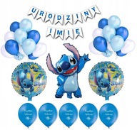Súprava balónov Lilo & Stitch Banner s narodeninovým menom Súprava balónov Lilo & Stitch Banner s narodeninovým menom