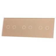 SKLENENÁ TABUĽKA 2+2+2 (3 PLECHY) - ŠAMPANSKÉ LIVOLO SKLENENÁ TABUĽKA 2+2+2 (3 PLECHY) - ŠAMPANSKÉ LIVOLO