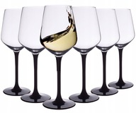 SET Poháre na víno Rubin Black 290ml, 6 ks SET Poháre na víno Rubin Black 290ml, 6 ks