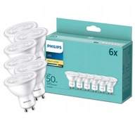 Philips LED žiarovka 4,7 W GU10 6 ks.