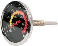 TEPLOMER NA GRIL, BBQ, UDIAČKU, okrúhly, 10-450°C, SKRUTKOVANÁ SONDA, 70mm TEPLOMER NA GRIL, BBQ, UDIAČKU, okrúhly, 10-450°C, SKRUTKOVANÁ SONDA, 70mm