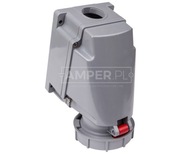 Zásuvka pevná 63A 4P 400V červená IP67 /bez vývodky/ POWER TWIST 134-6 Zásuvka pevná 63A 4P 400V červená IP67 /bez vývodky/ POWER TWIST 134-6