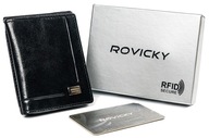 Kožená peňaženka s klipom na bankovky, prírodná koža Rovicky Kožená peňaženka s klipom na bankovky, prírodná koža Rovicky