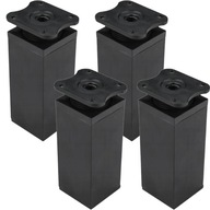 4x NÁBYTKOVÁ NOHA NASTAVITEĽNÁ NÁBYTKOVÁ NOHA 40x40 H-100 MATNÁ ČIERNA 4x NÁBYTKOVÁ NOHA NASTAVITEĽNÁ NÁBYTKOVÁ NOHA 40x40 H-100 MATNÁ ČIERNA