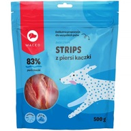 Maced kačica STRIPSY pre psov 500g pochúťka Maced kačica STRIPSY pre psov 500g pochúťka
