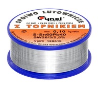 PÁJKOVACÍ CÍN 100g/1mm S CYNELOVÝM TAKOM PÁJKOVACÍ CÍN 100g/1mm S CYNELOVÝM TAKOM