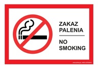 Značka zákazu fajčenia + páska