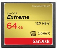 SD karta Sandisk CompactFlash EXTREME 64GB 120 MB