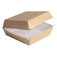 Burger boxy Eco kraft box 145x145x75mm 100ks