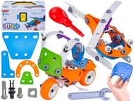 FLEXIBILNÉ STAVEBNÉ BLOKY 5V1 132 PRVKOV, STROJE, VOZIDLÁ, AUTO, AUTÁ FLEXIBILNÉ STAVEBNÉ BLOKY 5V1 132 PRVKOV, STROJE, VOZIDLÁ, AUTO, AUTÁ