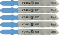 Sada kovových pílových listov 5ks Vorel