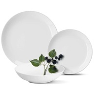 SET SET VEČEROVÝ SERVIS PORCELÁNOVÉ TANIERE 18 ks pre 6 osôb BIELE KLASIKA SET SET VEČEROVÝ SERVIS PORCELÁNOVÉ TANIERE 18 ks pre 6 osôb BIELE KLASIKA