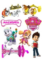 Potlač cukrovej pasty na dievčenskú tortu PAW PATROL Potlač cukrovej pasty na dievčenskú tortu PAW PATROL