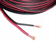 CB napájací kábel červený a čierny 1,5 mm štvorcový.