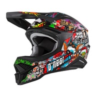 Farebná enduro motokrosová prilba ONEAL XS s grafikou Farebná enduro motokrosová prilba ONEAL XS s grafikou