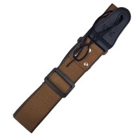 SKAUT hnedý silný gitarový STRAP - ukulele banjo gitara elektrická basgitara SKAUT hnedý silný gitarový STRAP - ukulele banjo gitara elektrická basgitara