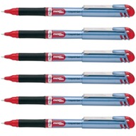 Guľôčkové pero BLN15 Pentel 0,5 mm červené x6
