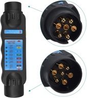 TESTER ZÁSUVKY ZÁSUVKY PRÍVESU + 2 ADAPTÉRY TESTER ZÁSUVKY ZÁSUVKY PRÍVESU + 2 ADAPTÉRY