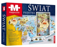 Puzzle mapa sveta, vaša veľkosť po dokončení 680x480 - pre učenie a zábavu Puzzle mapa sveta, vaša veľkosť po dokončení 680x480 - pre učenie a zábavu