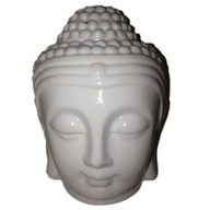 Voňavý krb - hlava Budhu - biela