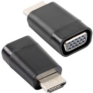 LANBERG VIDEO ADAPTÉR HDMI-A(M)->VGA(F) ČIERNA LANBERG VIDEO ADAPTÉR HDMI-A(M)->VGA(F) ČIERNA