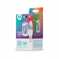 GU10 3W 230v RGB farebná LED žiarovka s diaľkovým ovládaním GU10 3W 230v RGB farebná LED žiarovka s diaľkovým ovládaním