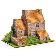 KITS DOMUS Stavebnica 3D modelov tehlového domu - Vidiecky dom