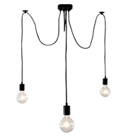 ZÁVESNÉ LED STROPNÉ LAMPA POKRYTÝ RETRO PAVÚKOVÝ LUSTER E27 x3 ČIERNA ZD74C ZÁVESNÉ LED STROPNÉ LAMPA POKRYTÝ RETRO PAVÚKOVÝ LUSTER E27 x3 ČIERNA ZD74C