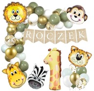 Balóny LUKOVÉ zvieratká ZOO SAFARI ROK STARÉ